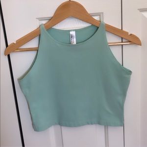 American Apparel Tops - American Apparel Menthe Green Crop Top Sz L American Apparel Tops - American Apparel Menthe Green Crop Top Sz L